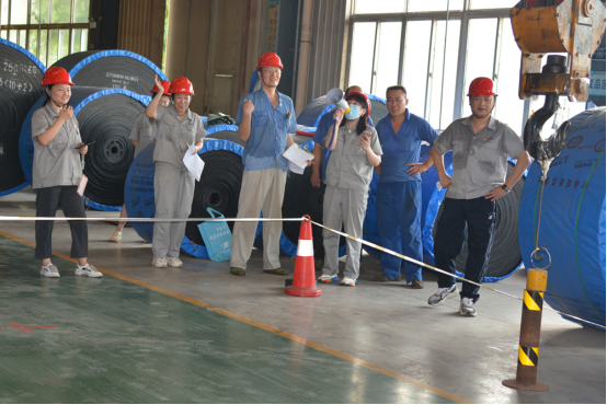 開封鐵塔橡膠開展行車工比武理論考試