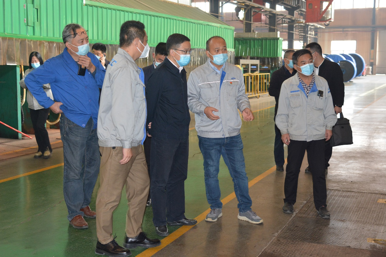 開封市委常委、常務副市長陳維忠蒞臨開封鐵塔橡膠調研指導工作